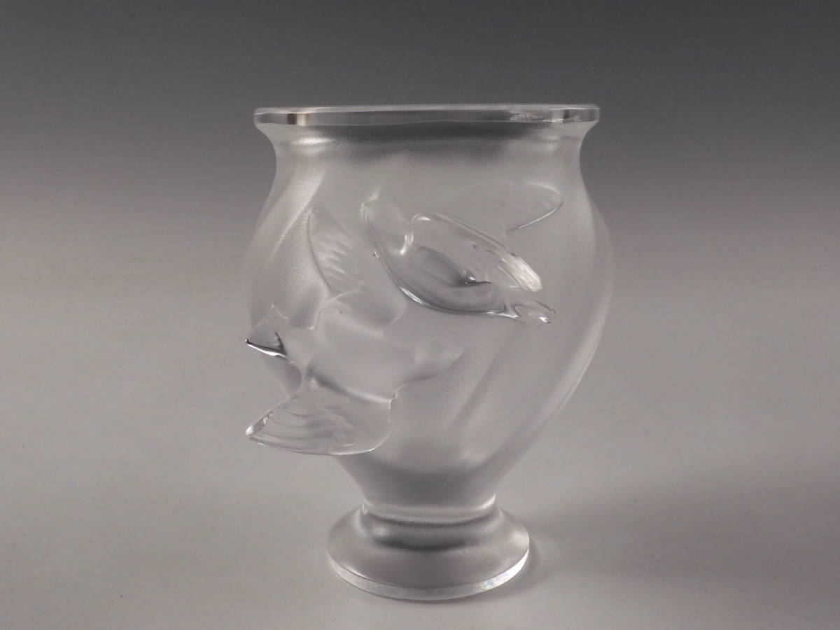 100%新品，得価 栄 LALIQUE ルネ ラリック 造 鳥 彫刻 花入 置物 12.6cm 5ud85(工芸ガラス)｜売買されたオークション情報、yahooの商品情報をアーカイブ公開 - オークファン 工芸ガラス
