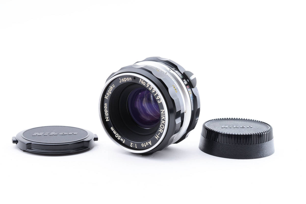 Auto NIKKOR-H Nikon 前後 ☆良品☆ 美しいボケの良レンズ ☆美品
