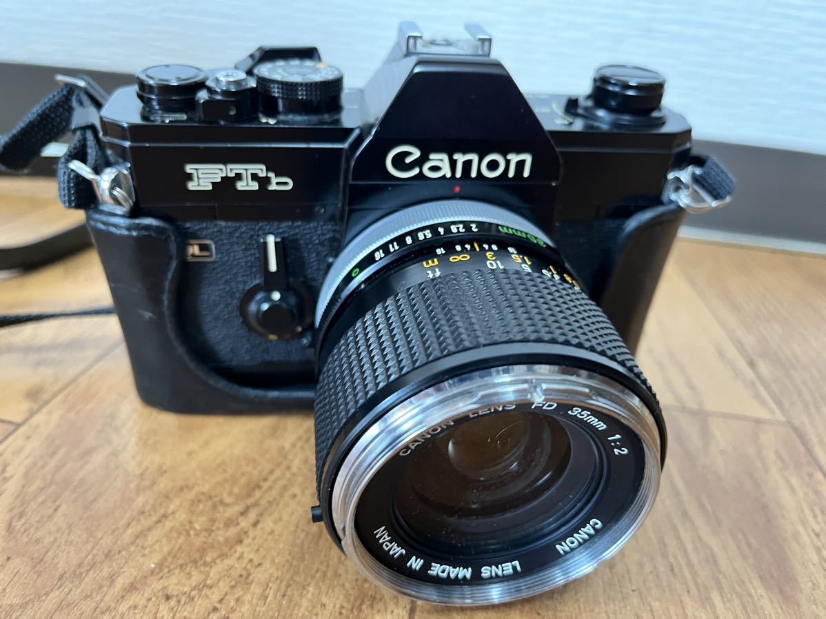 ジャンク品】Canon FTb QL 35mm 1:2 50mm 1:1.4 S.S.C. 一眼レフカメラ