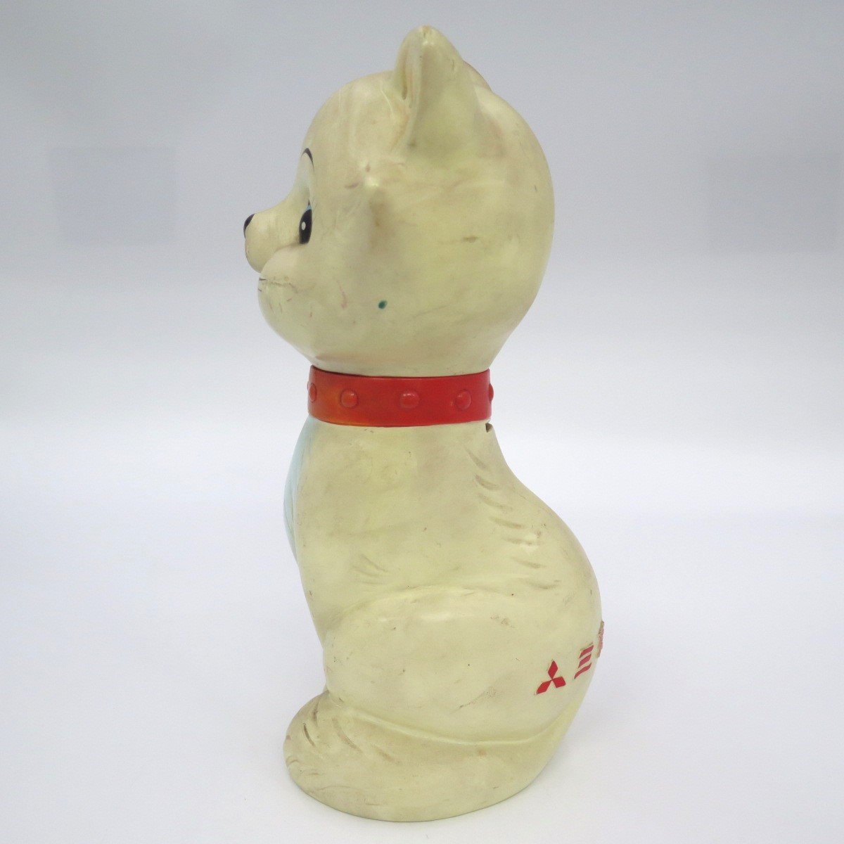 1円 三菱銀行 ディズニー ソフビ貯金箱 おしゃれキャット ダッチェス