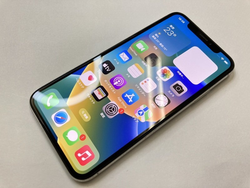 iPhone X Silver 64 GB ドコモSIMフリー ジャンク品 シルバー Apple X