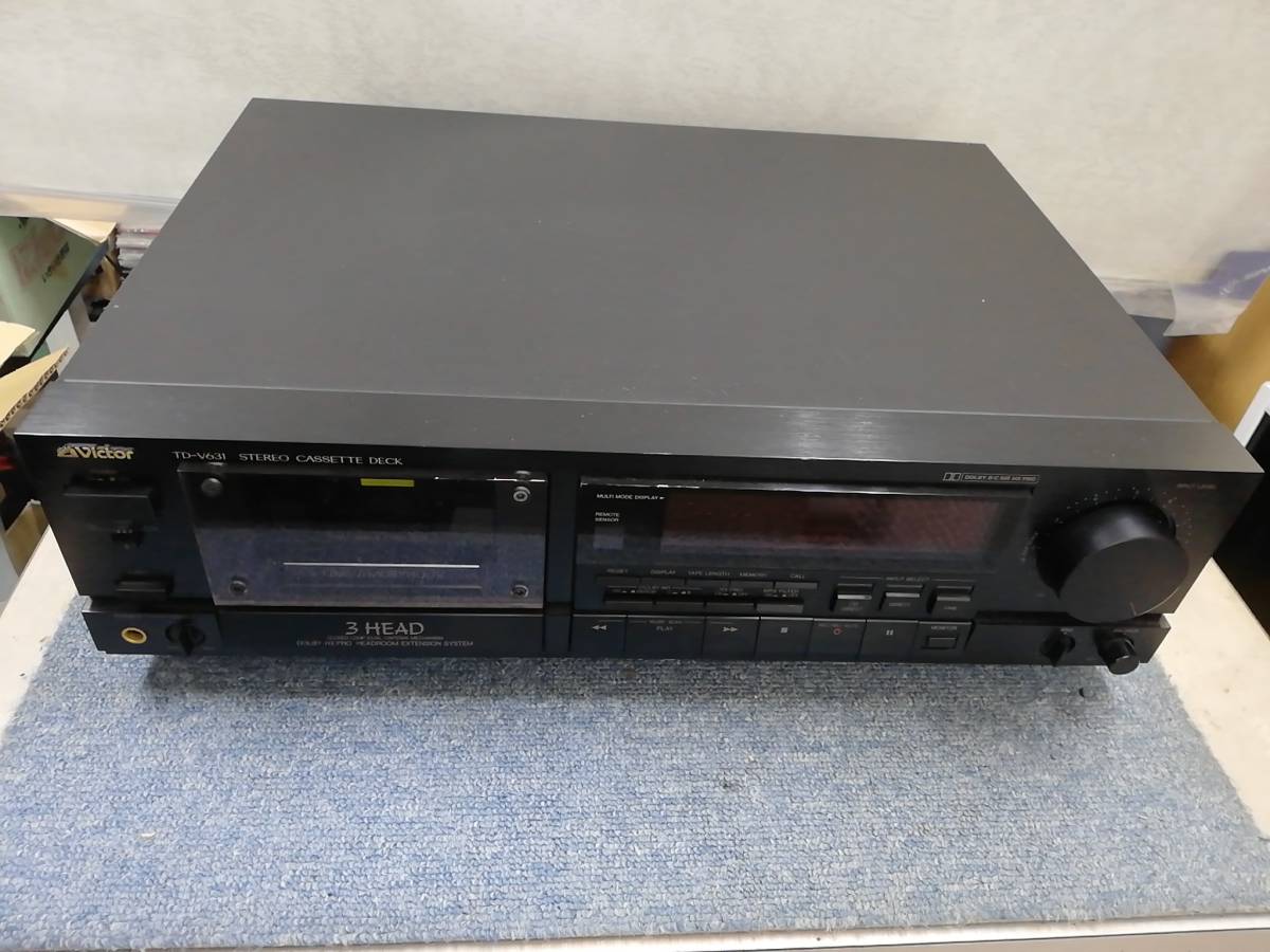 ○ジャンク品 Victor ビクター TD-V631 カセットデッキ