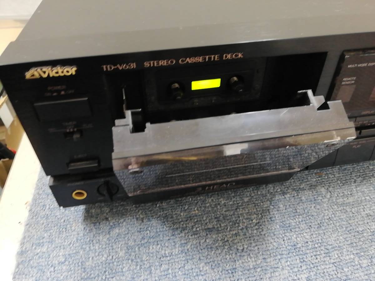 ○ジャンク品 Victor ビクター TD-V631 カセットデッキ