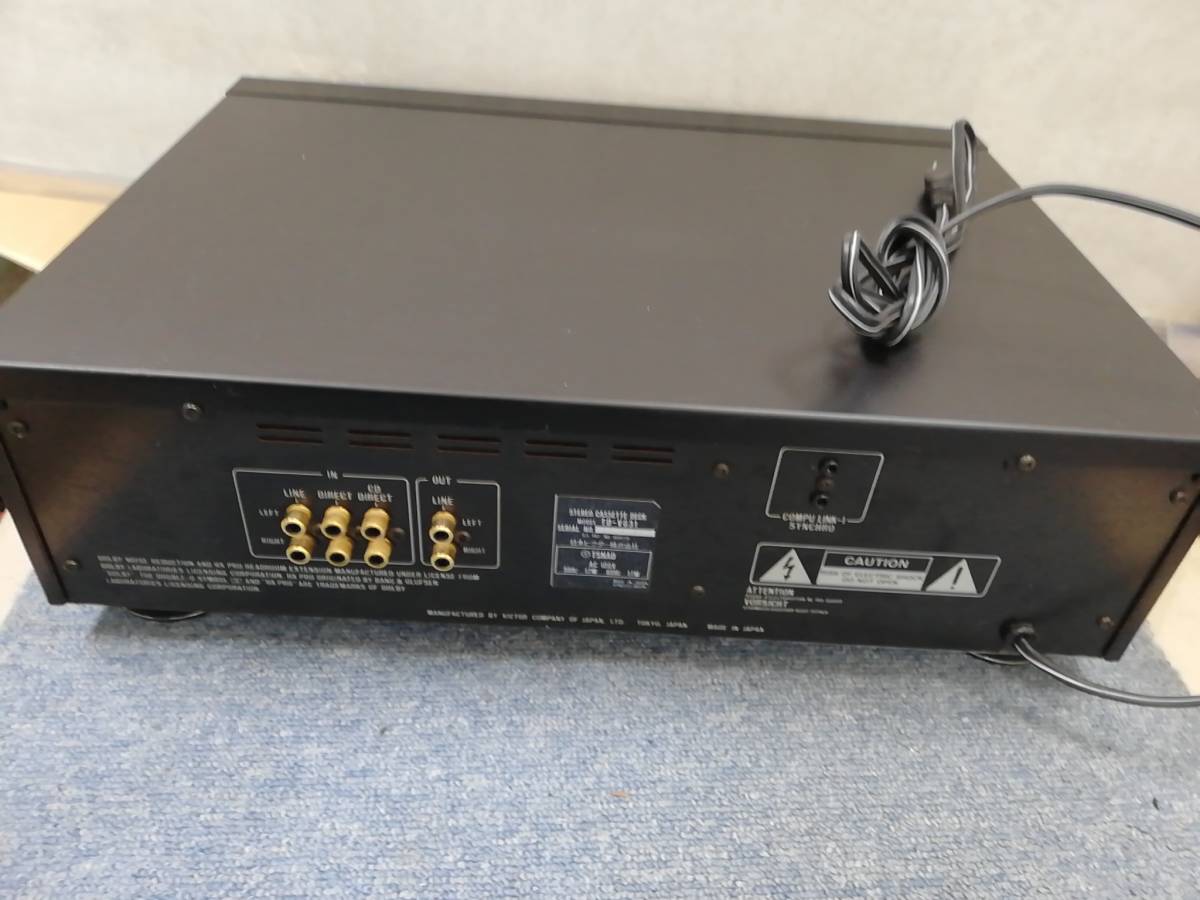 ○ジャンク品 Victor ビクター TD-V631 カセットデッキ