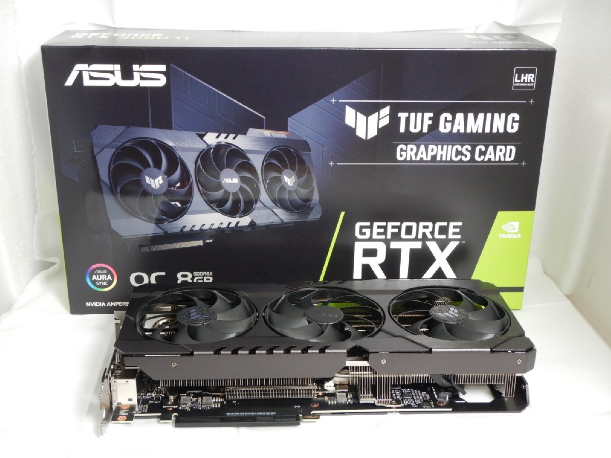 【サイコム】 ASUS TUF-RTX3060Ti-O8GD6X-GAMING (GeForce RTX3060Ti) ＠ Used＠ u1018D