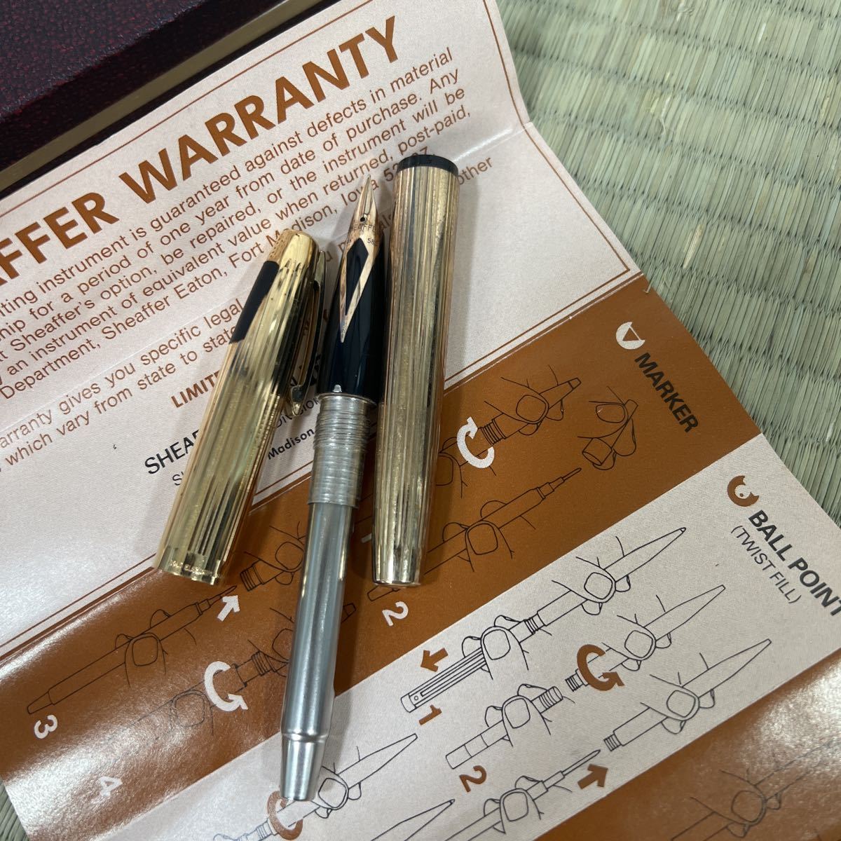 SHEAFFER シェーファー 14K-585 万年筆 万年筆 SHEAFFER シェーファー