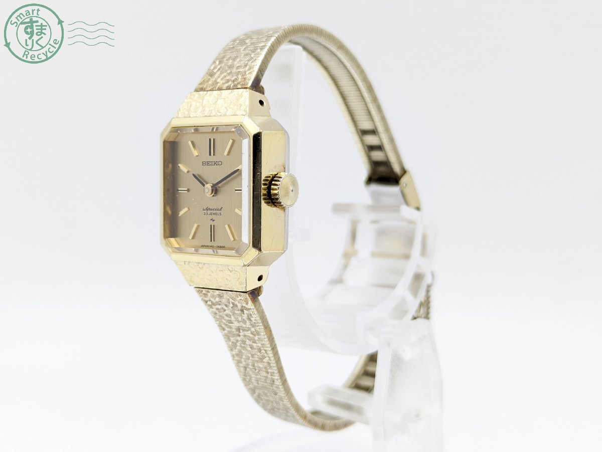 10532436 ◎ SEIKO セイコー 1140-3170 手巻き 23石 ゴールド 金文字盤  