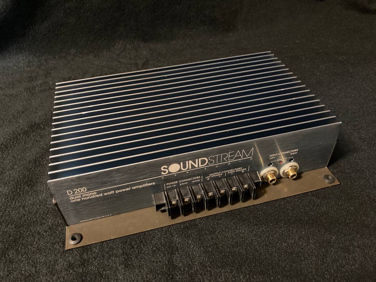 ☆soundstream/サウンドストリーム/D200/アンプ☆