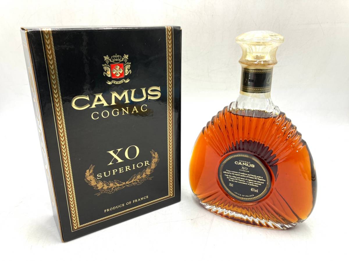 1円～】【未開栓】 CAMUS COGNAC/カミュ コニャック XO SUPERIOR