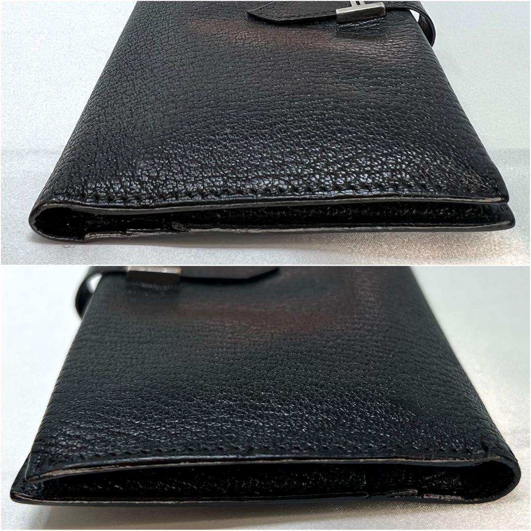 1円スタート HERMES エルメス ベアン スフレ 二つ折り長財布 ロング