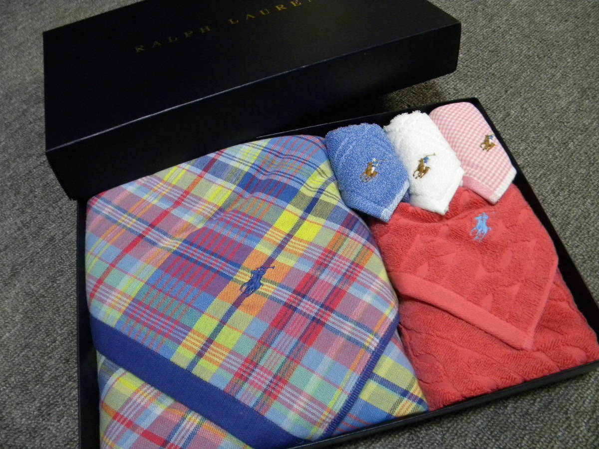 ☆RALPH LAUREN ラルフローレン☆バスタオル＆フェイスタオル＆ハンド