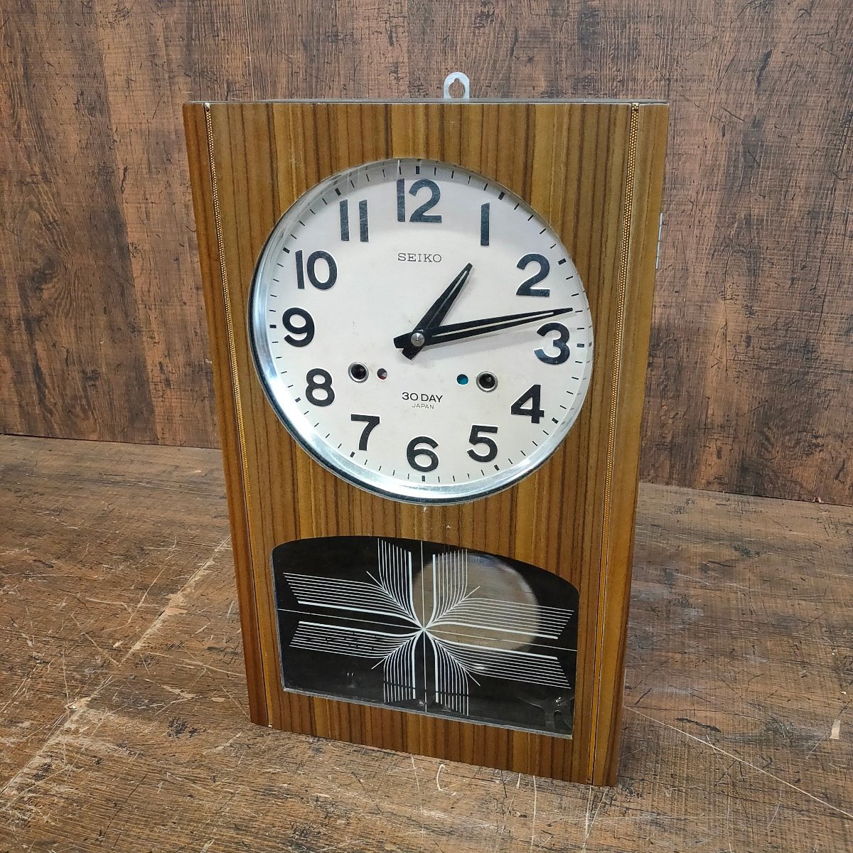 新作入荷，新品 SEIKO セイコー 30DAY 掛け時計 ボンボン時計 柱時計 