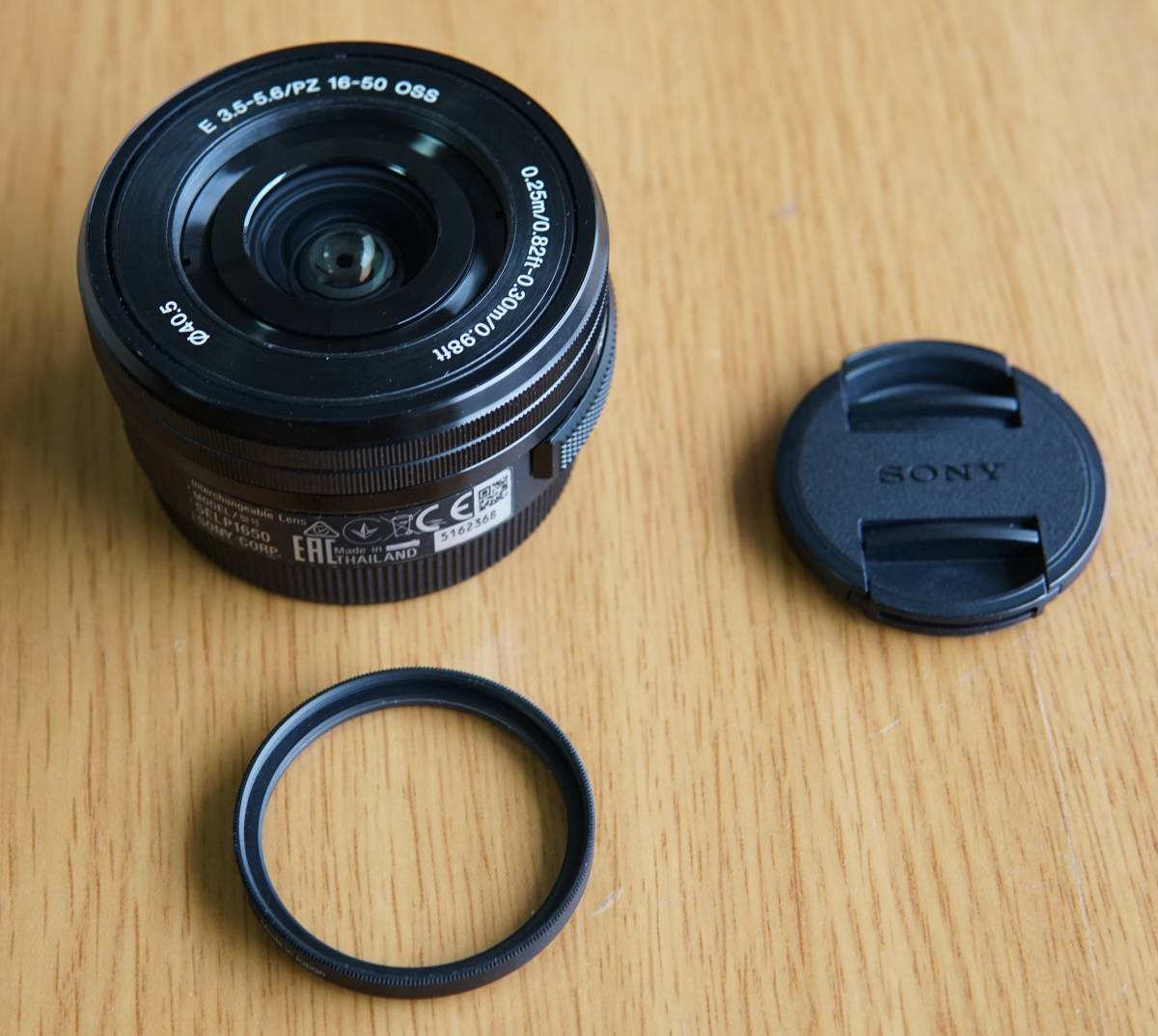 SONY E PZ 16-50mm F3.5-5.6 OSS ブラック 保護用のレンズフィルター