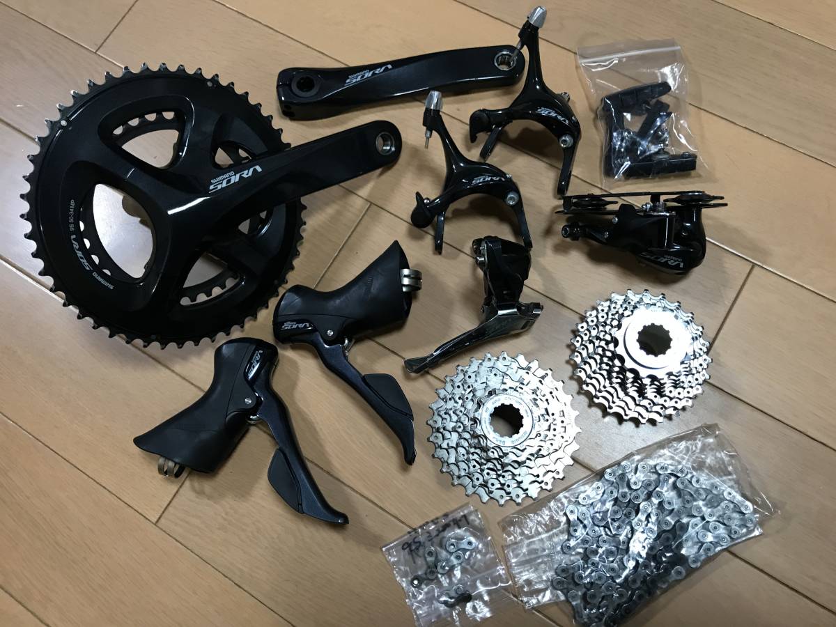 SHIMANO SORA R3000 コンポーネントセットプラス SHIMANOSORAR3000