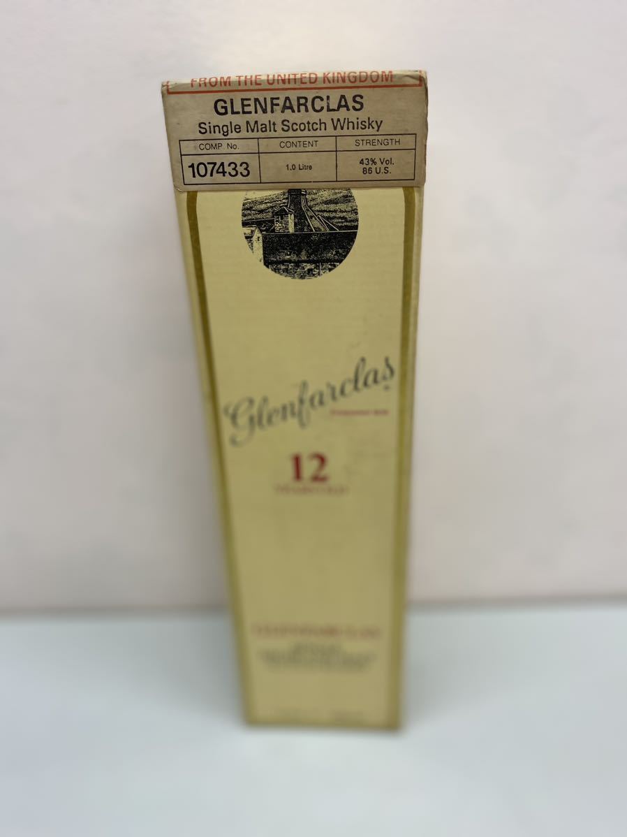 外箱未開封◆GLENFARCLAS 12YEAR OLD 1000ml 43度