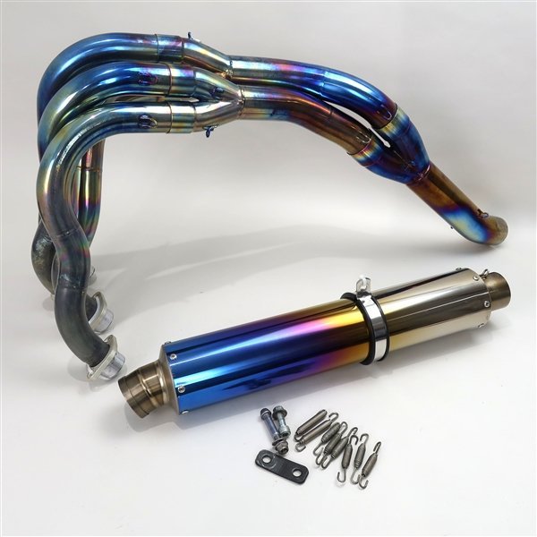 ZZR1400 ZX-14 BEAMS製 R-EVO ヒートチタン スリップオン ☆ZZR1400/'06-'