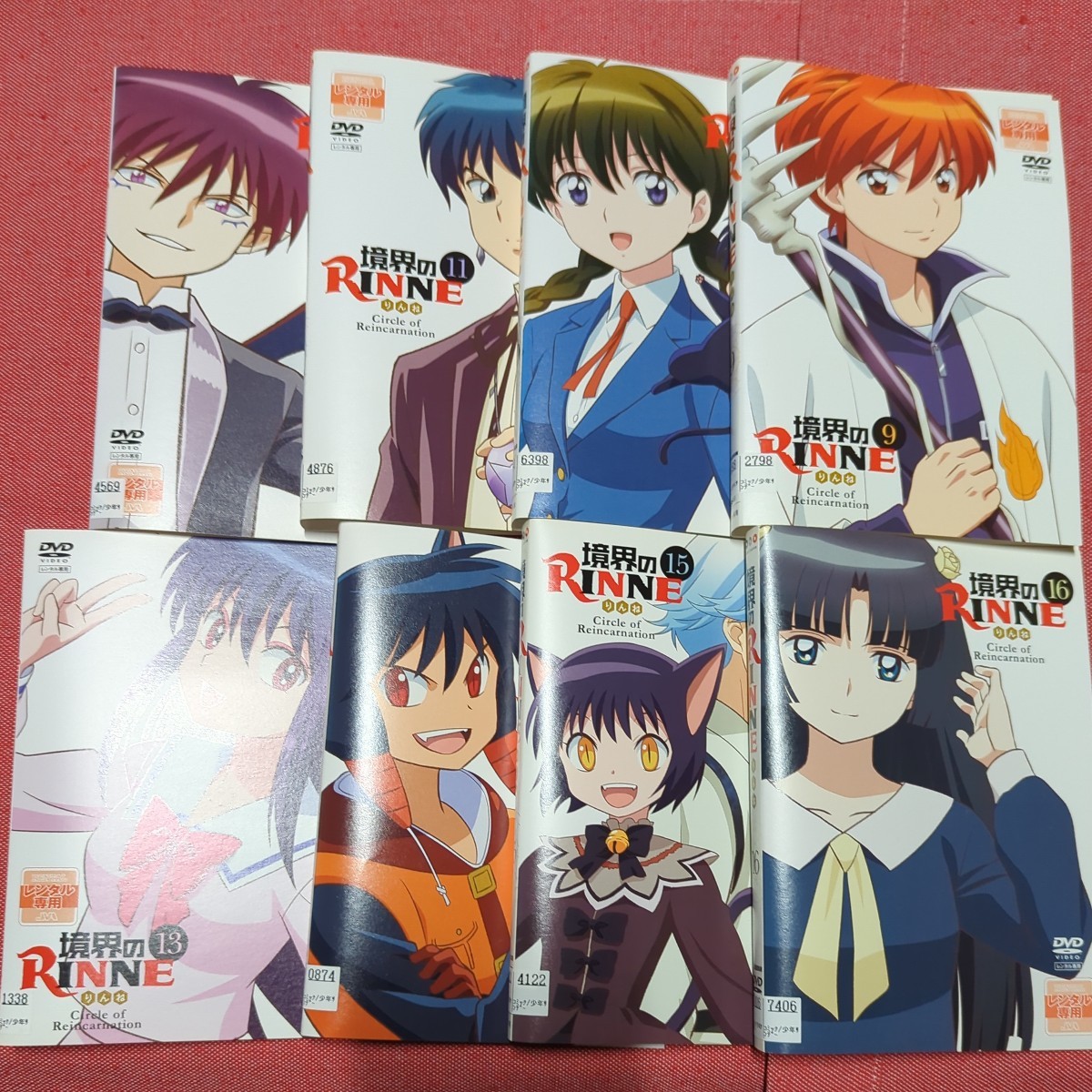境界のRINNE DVD レンタル落ち 全24巻セット 高橋留美子