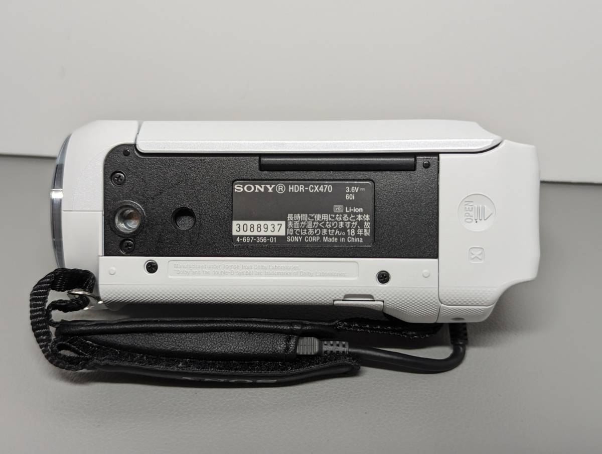 SONY HDR-CX470 ハンディカム【128GB SDカード付】 極美品SONY 【公式