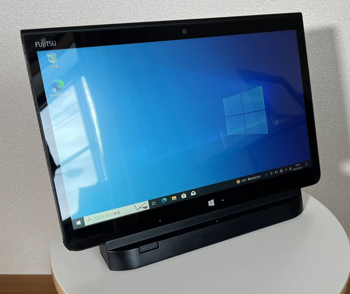 2310-23【送料無料】FUJITSU ARROWS Tab Q775/K 第5世代CPU i5-5300U Webカメラ搭載 SSD128GB搭載 OS導入済 中古品 動作確認済 A363