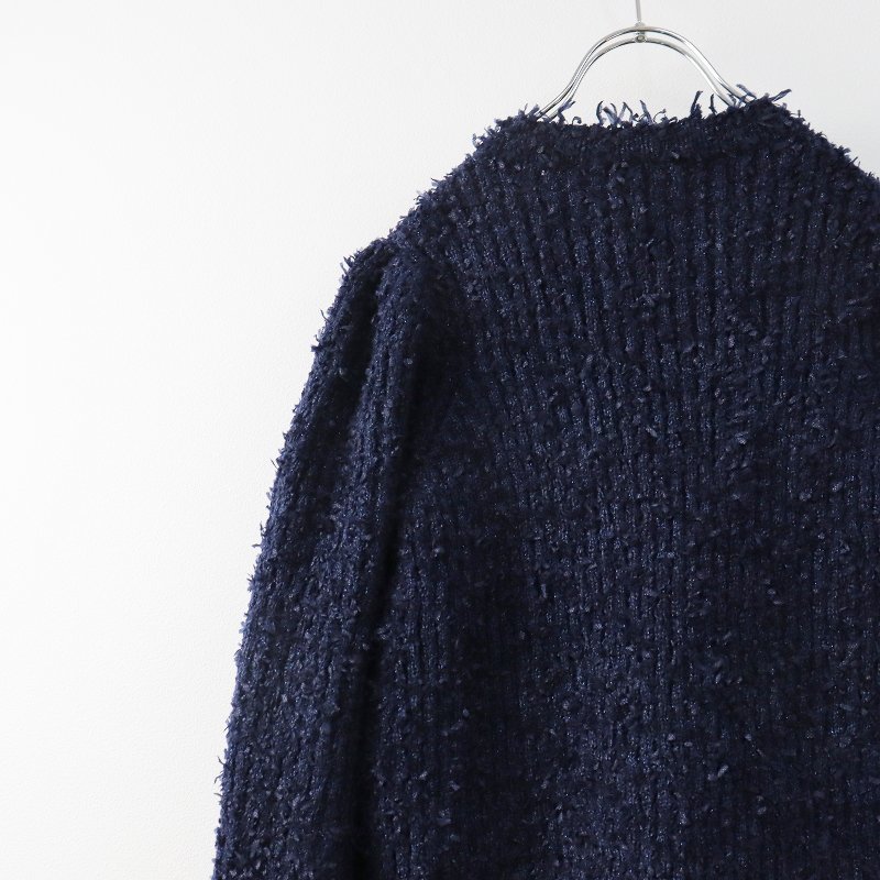 美品 2022AW セルフォード CELFORD ツイードニットカーディガン ONE  