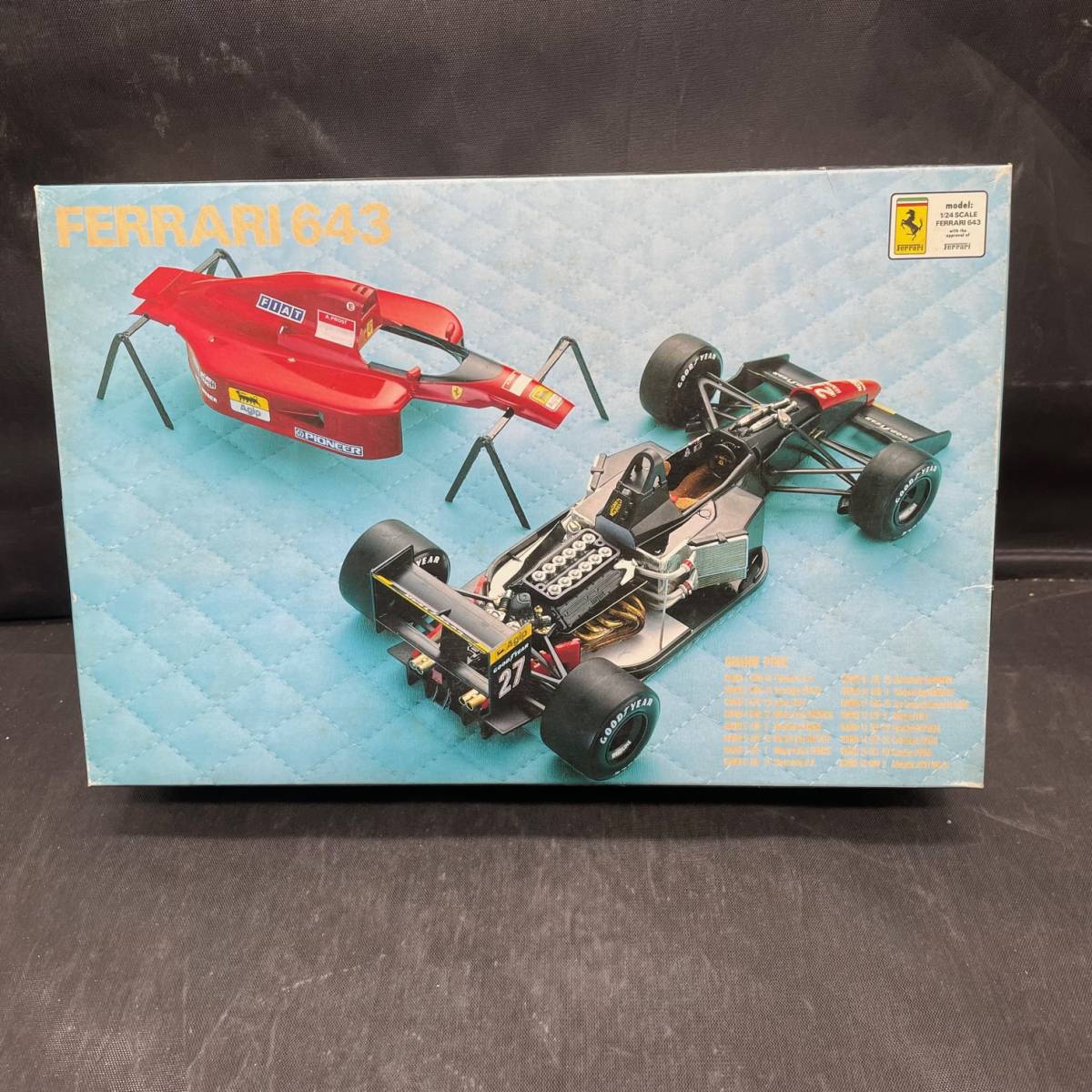 当時物 絶版品 未組立 ロッソ 1/24 フェラーリ 643 グレードアップ 