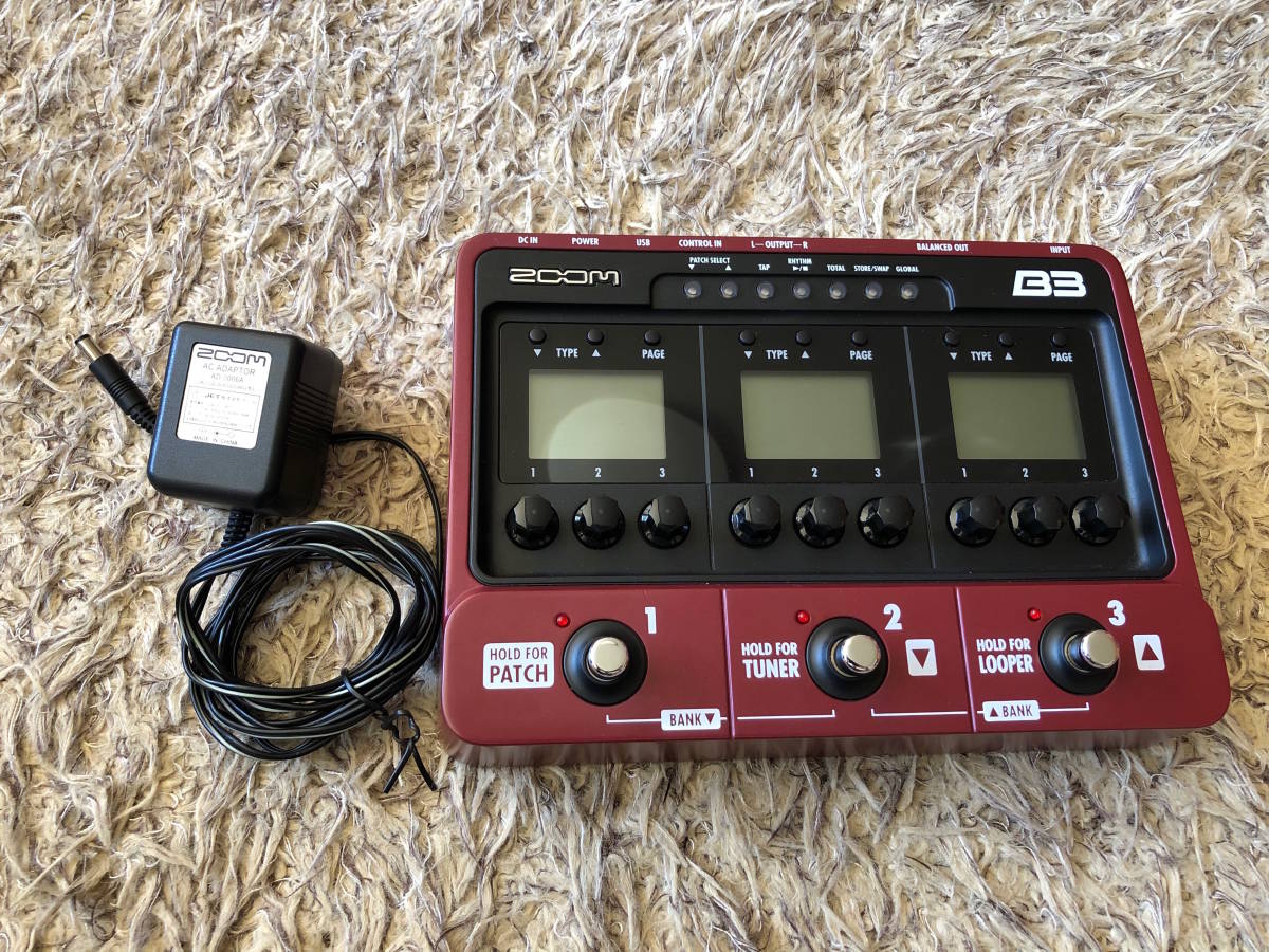 ZOOM B3 B3 Bass Zoom ZB3 B&H professional