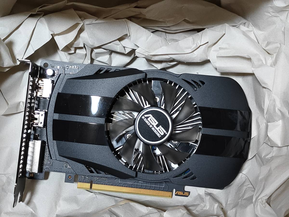 中古動作確認済 ASUS GTX1050Ti 補助電源不要 パーツ コンピュータ