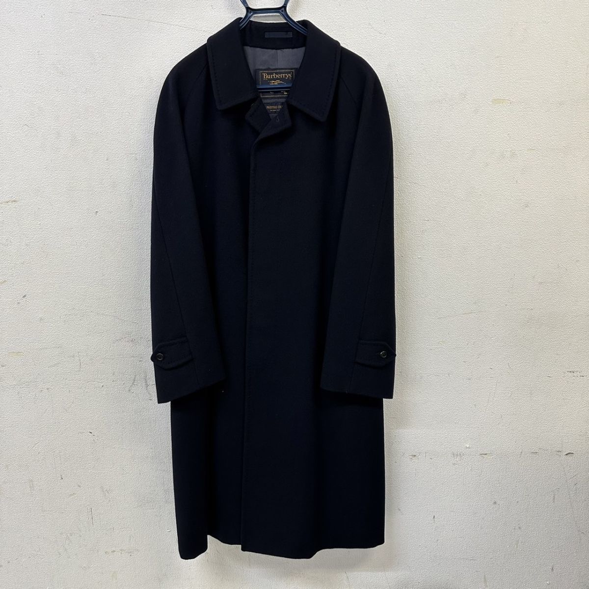 S625-I47-947 BURBERRY バーバリー prestige collection カシミヤ100% コート メンズ ネイビー系 BBC55-973-28 アパレル アウター