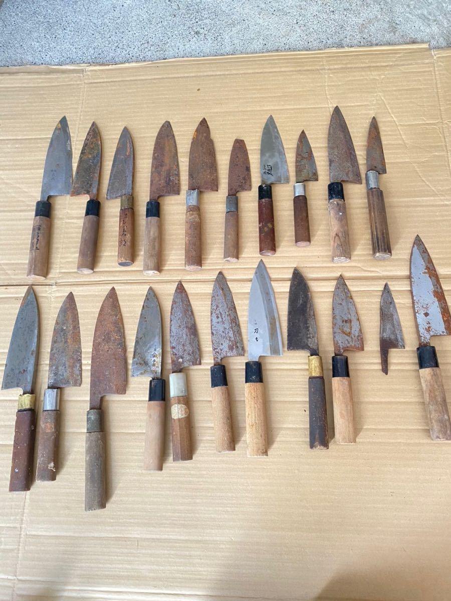 刺身包丁 出刃包丁 関孫六 21本まとめて売る