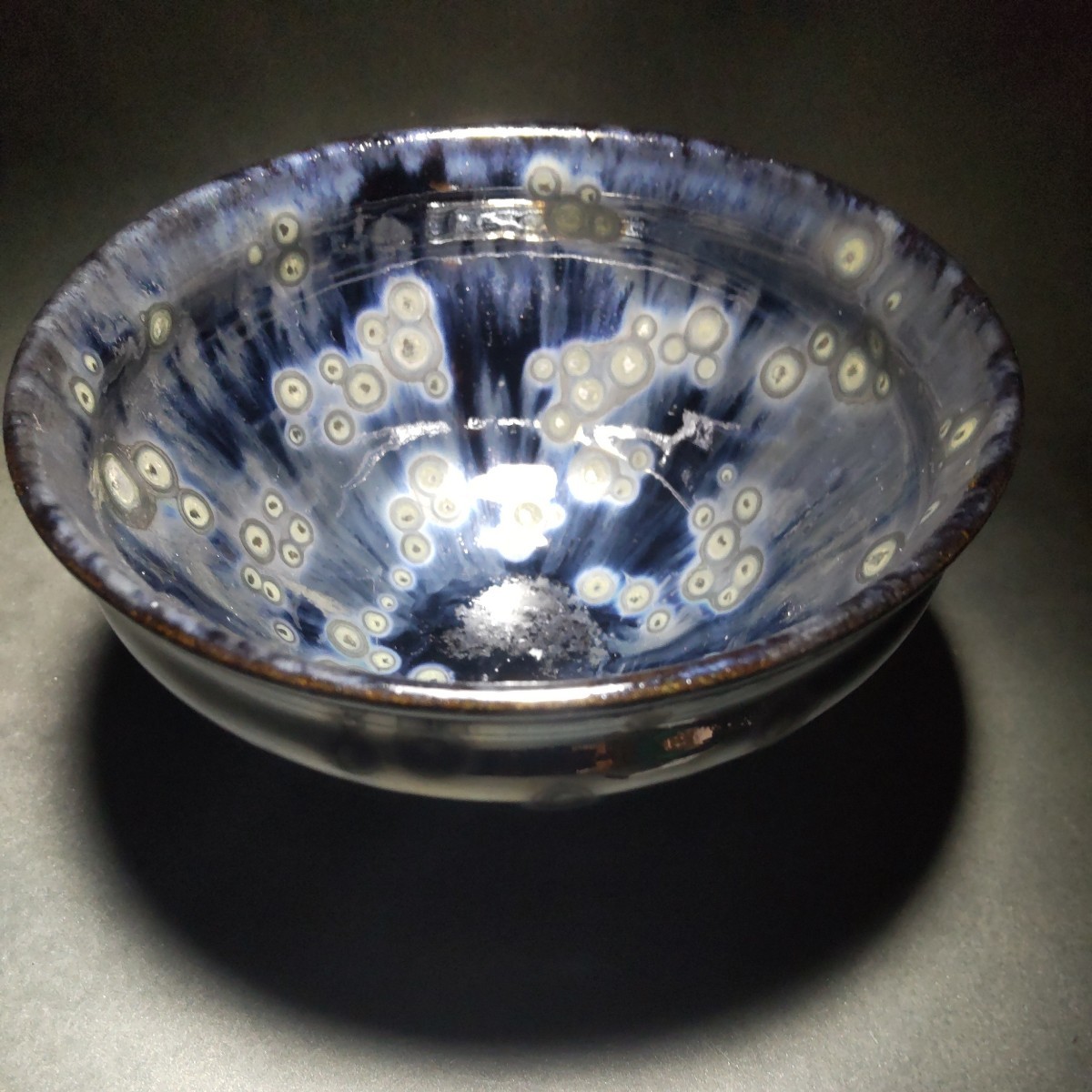茶道具 曜変天目 茶碗 窯変 天目茶碗 共箱 抹茶碗 抹茶茶碗 時代 茶道