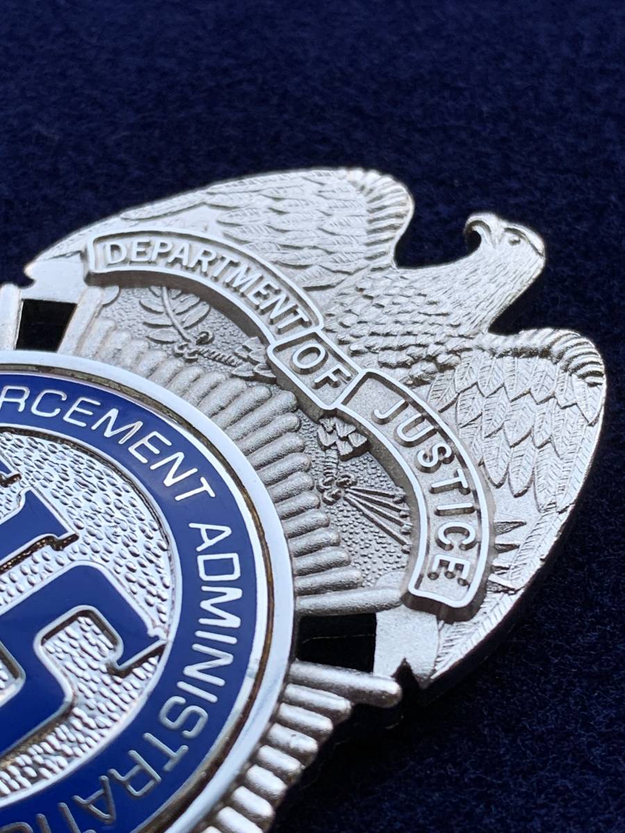 米国麻薬取締局 特別捜査官 銀バッジ レプリカ 特別捜査官 DEA ポリス