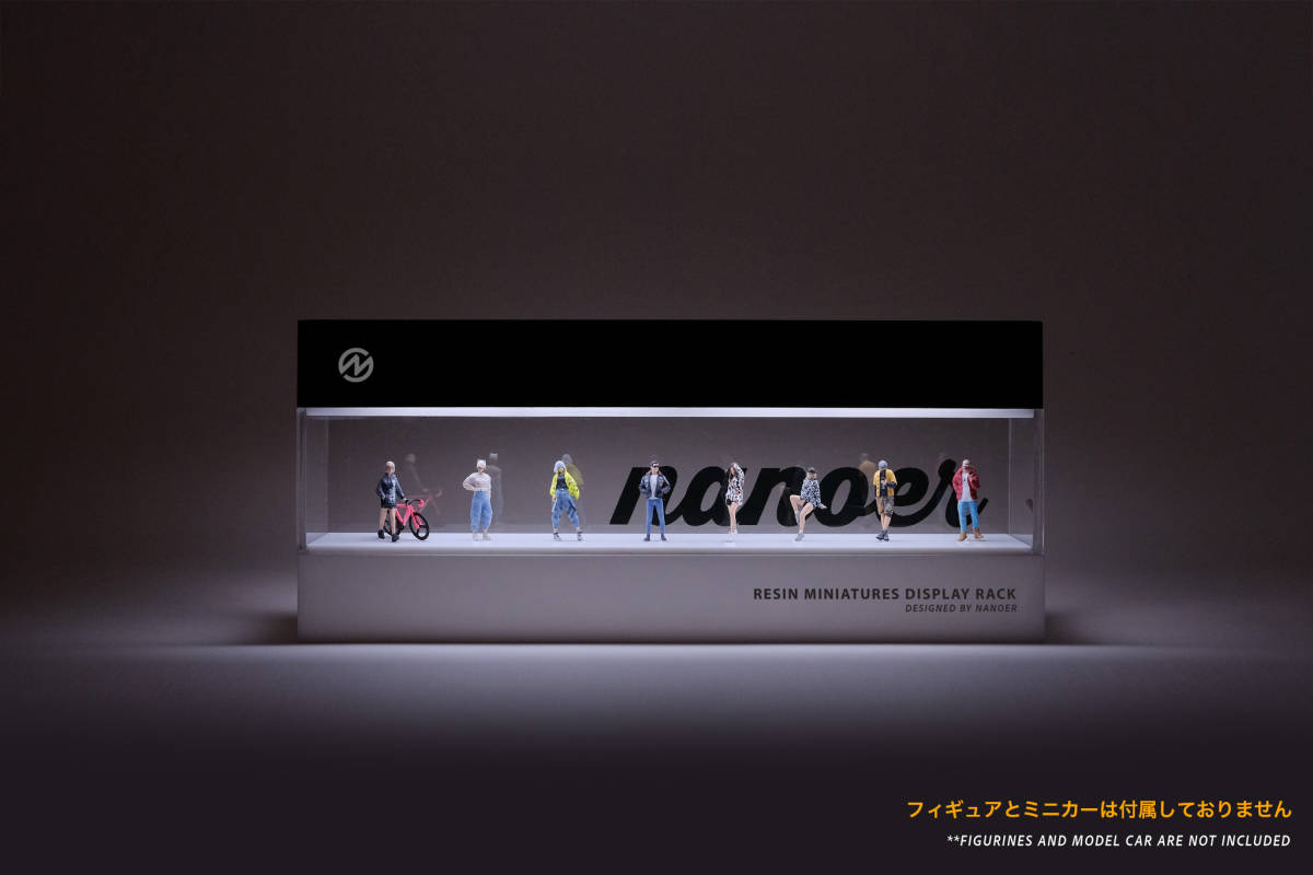 「 Nanoer 」1/64 フィギュア 展示ボックス デザインA 点灯可