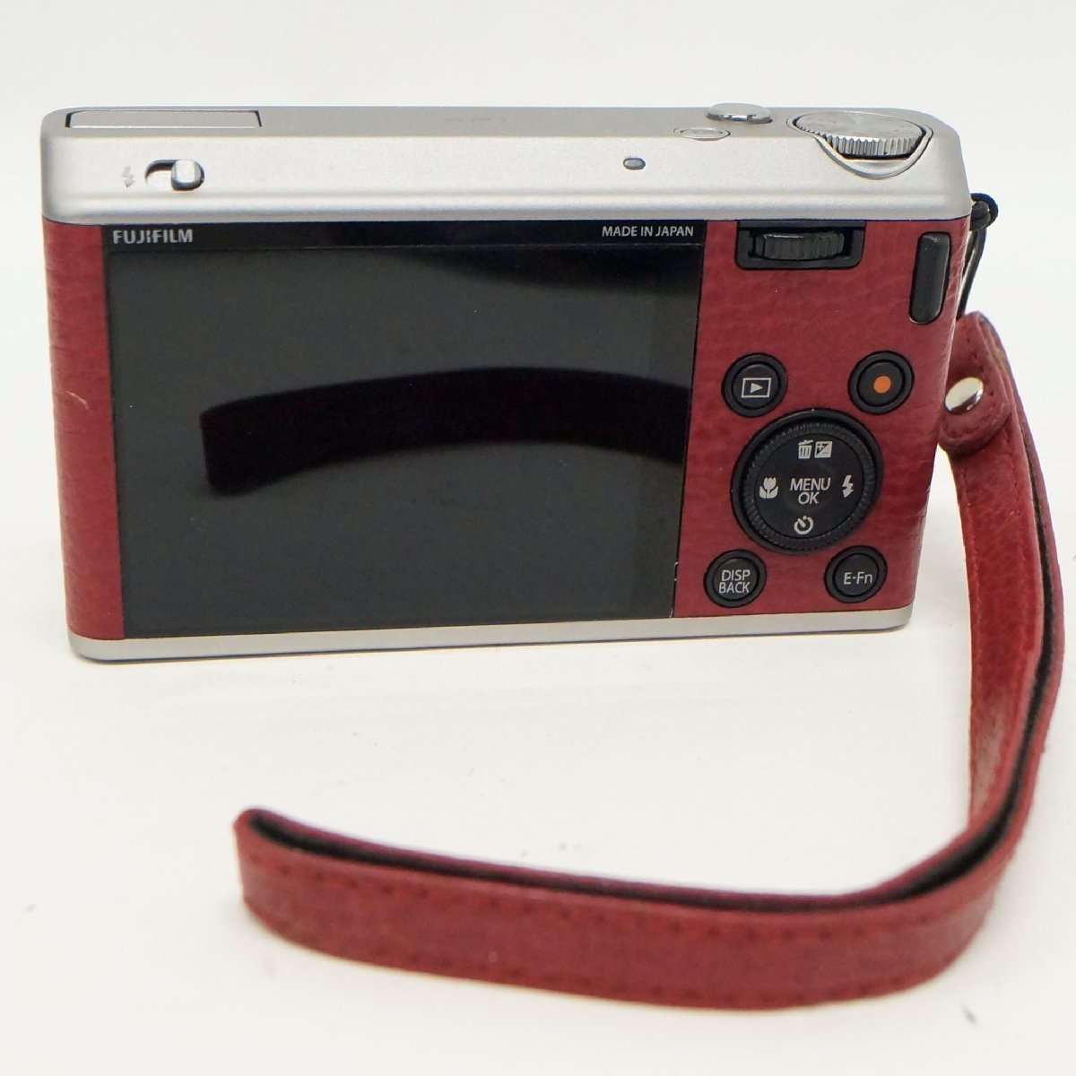 ジャンク FUJIFILM XF1 デジタルカメラ 赤 レッド 富士フイルム 充電器