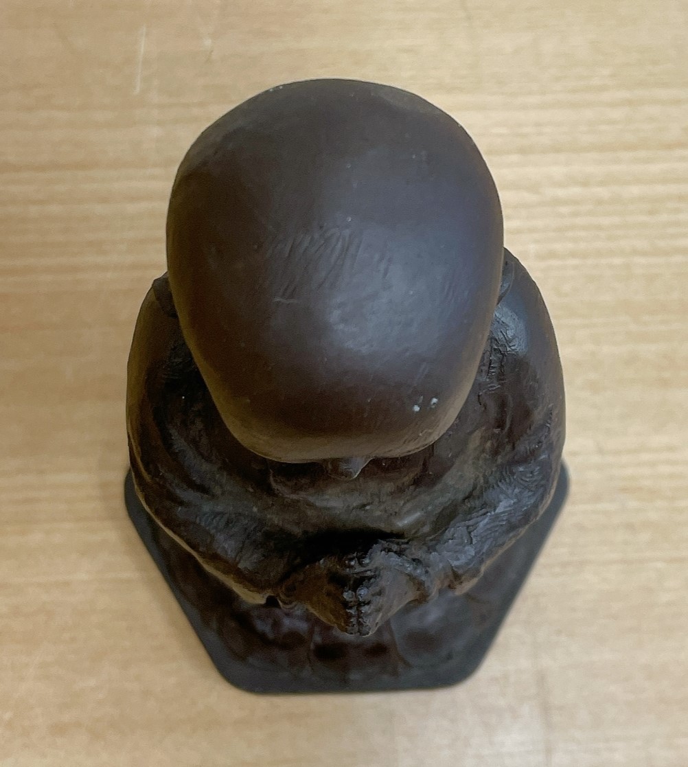 友沢正彦作 合掌地蔵菩薩 地蔵】祈り/彫刻家/ブロンズ像/銅像/仏教