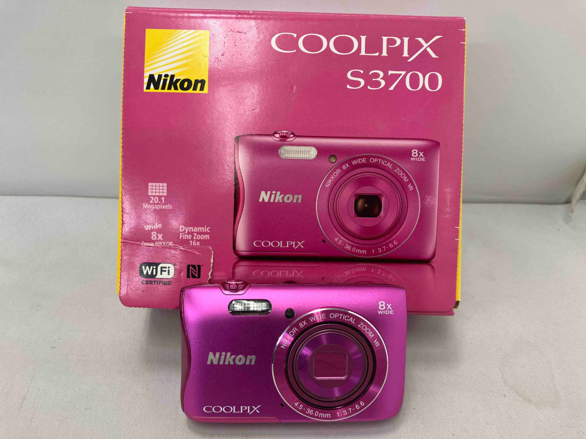 Nikon S3700 PK COOLPIX S3700 (ピンク) デジカメ