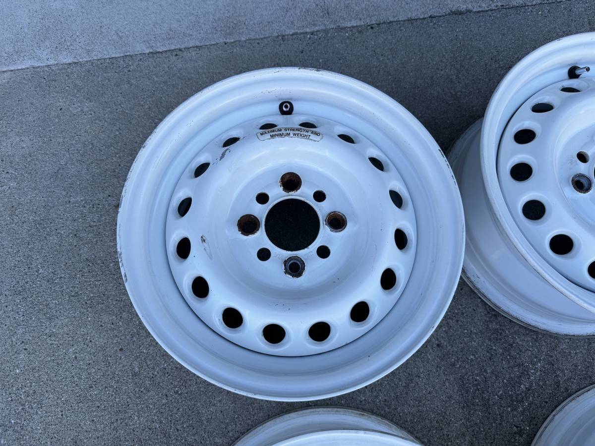 中古 ブリジストン スーパーラップ 13インチ PCD100 4H 5.5J +38 4本 