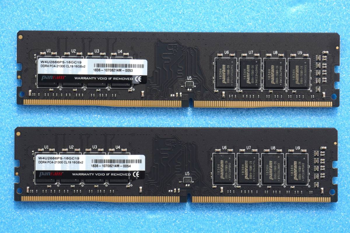 CFD 32GB DDR4 W4U3200CS-16G×2枚 Standard W4U3200CS □DDR4 32GB