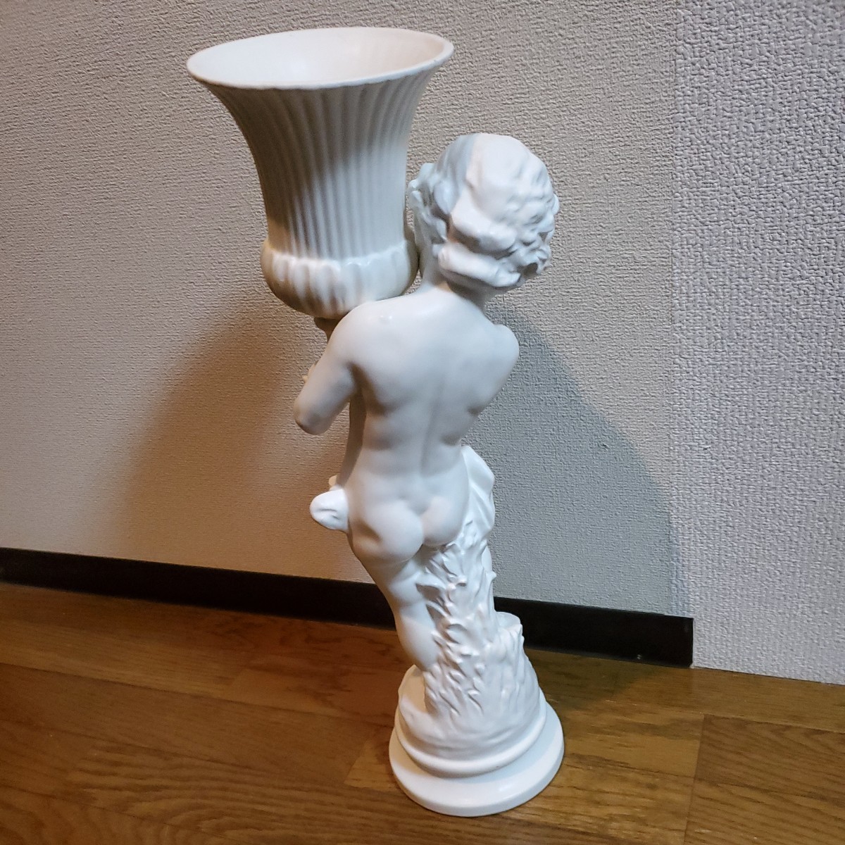 ヨーロピアン　花器？　ロココ ロココエンジェル 天使 花瓶 陶器 ヨーロピアン雑貨インテリア