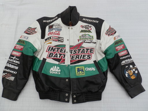 希少 直筆サイン入り JEFF HAMILTON レーシング コレクション レザージャケット/S コカ・コーラ グッドイヤー