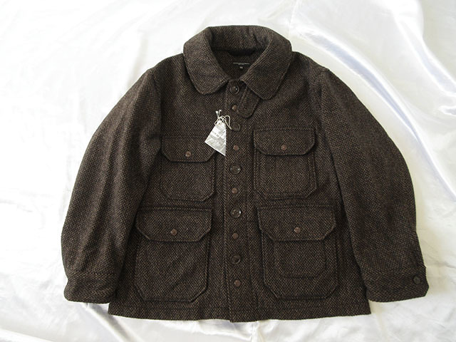 エンジニアードガーメンツ ★ Cruiser Jacket - Tri Brend Tweed / Brown【XS】