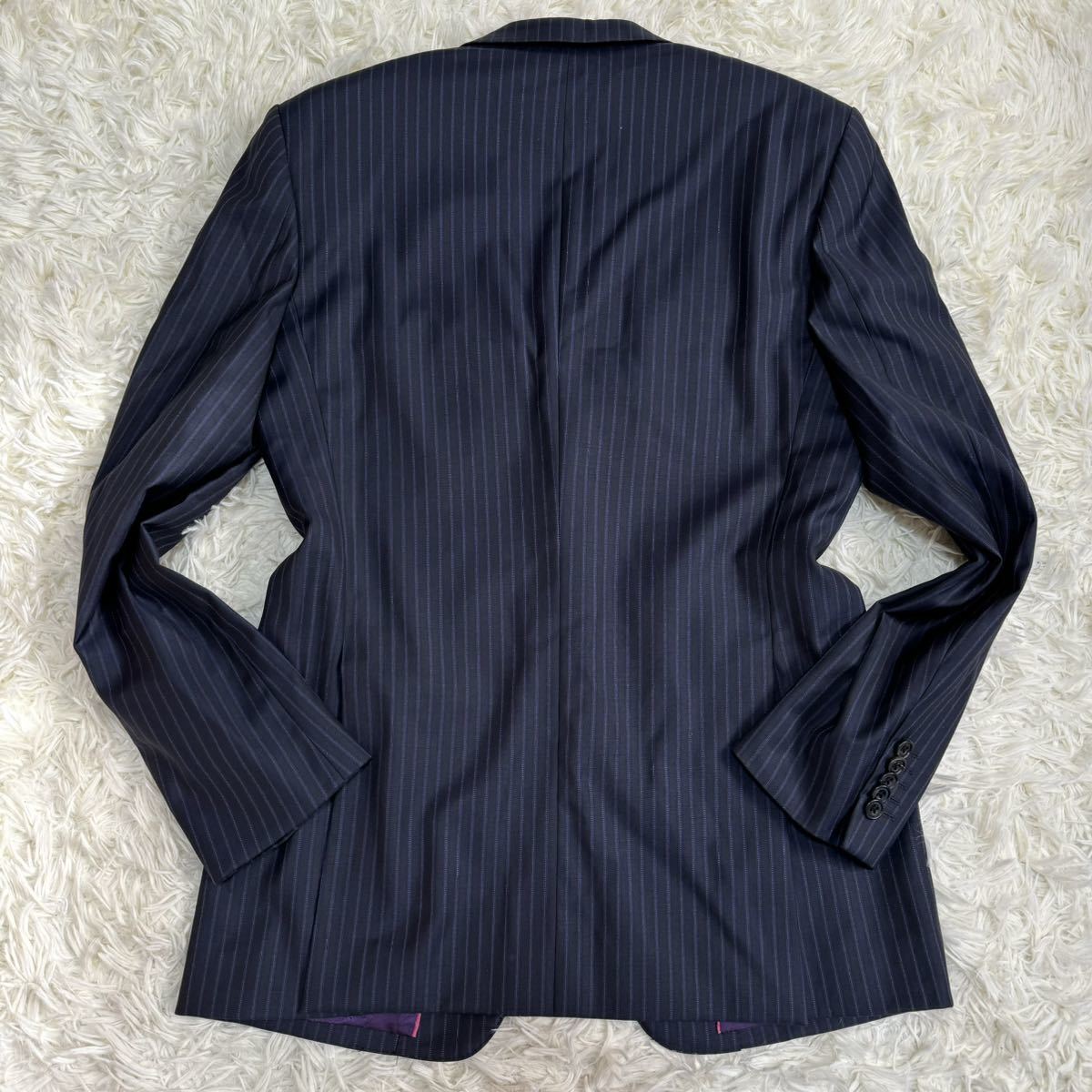 1円 Lサイズ 極美品 Paul Smith ポールスミス スーツ ロロピアーナ