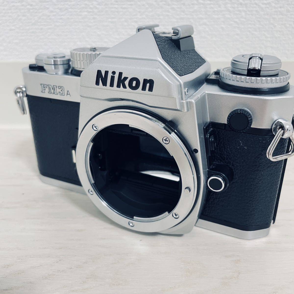 ニコン Nikon FM3A シルバー ボディ 外観大きな傷汚れなし 光学カビ