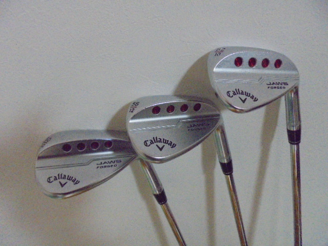 値下断行 稀少 Callaway JAWS FORGED 52°、TOUR VERSION 56°、60°(3本セット) メーカー純正カスタムシャフト NS.PRO 950GH NEO S 美品