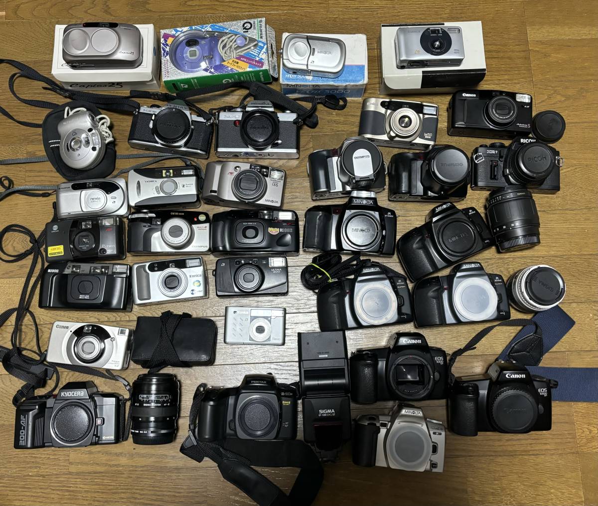 ☆フィルムカメラ まとめ売り☆CANON/Minolta/Konica/Nikon など【中古