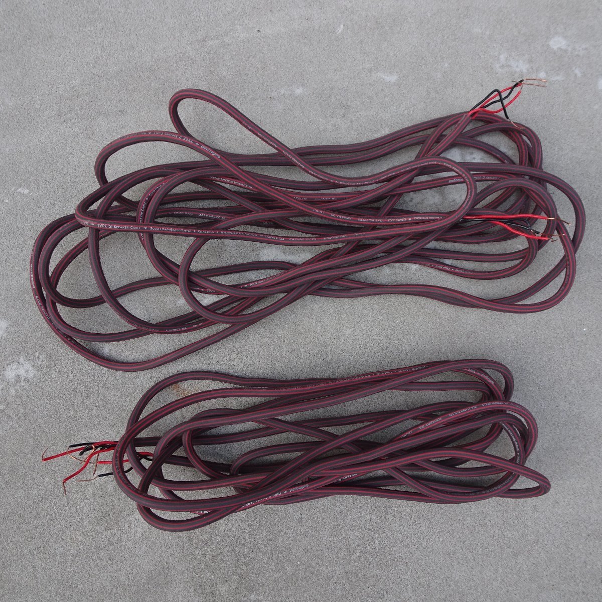 AudioQuest製スピーカーケーブル Type2 4.8m（未使用品） スピーカー