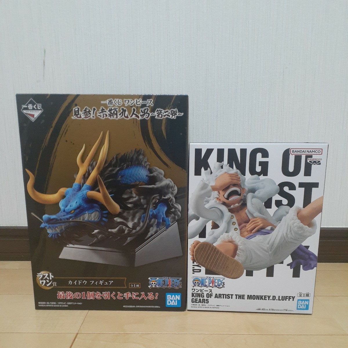 【1円スタート】ONEPIECE　一番くじ　ワンピース　ラストワン賞　カイドウ　KING OF ARTIST　モンキー・D・ルフィ(ニカ)