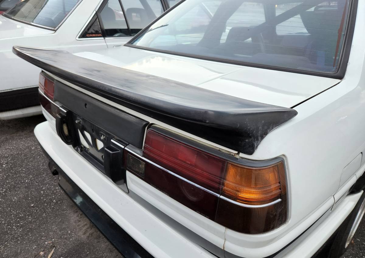 GE極上 AE86 AE85 レビン トレノ 2ドア用リアスポイラー FRP リア
