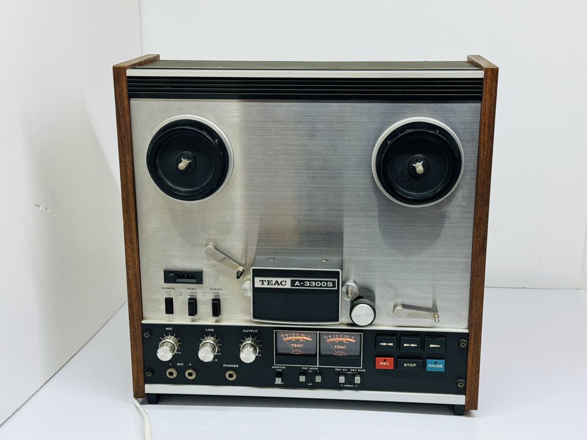 ☆TEAC ティアック A-3300S オープンリールデッキ 通電確認のみ 現状品
