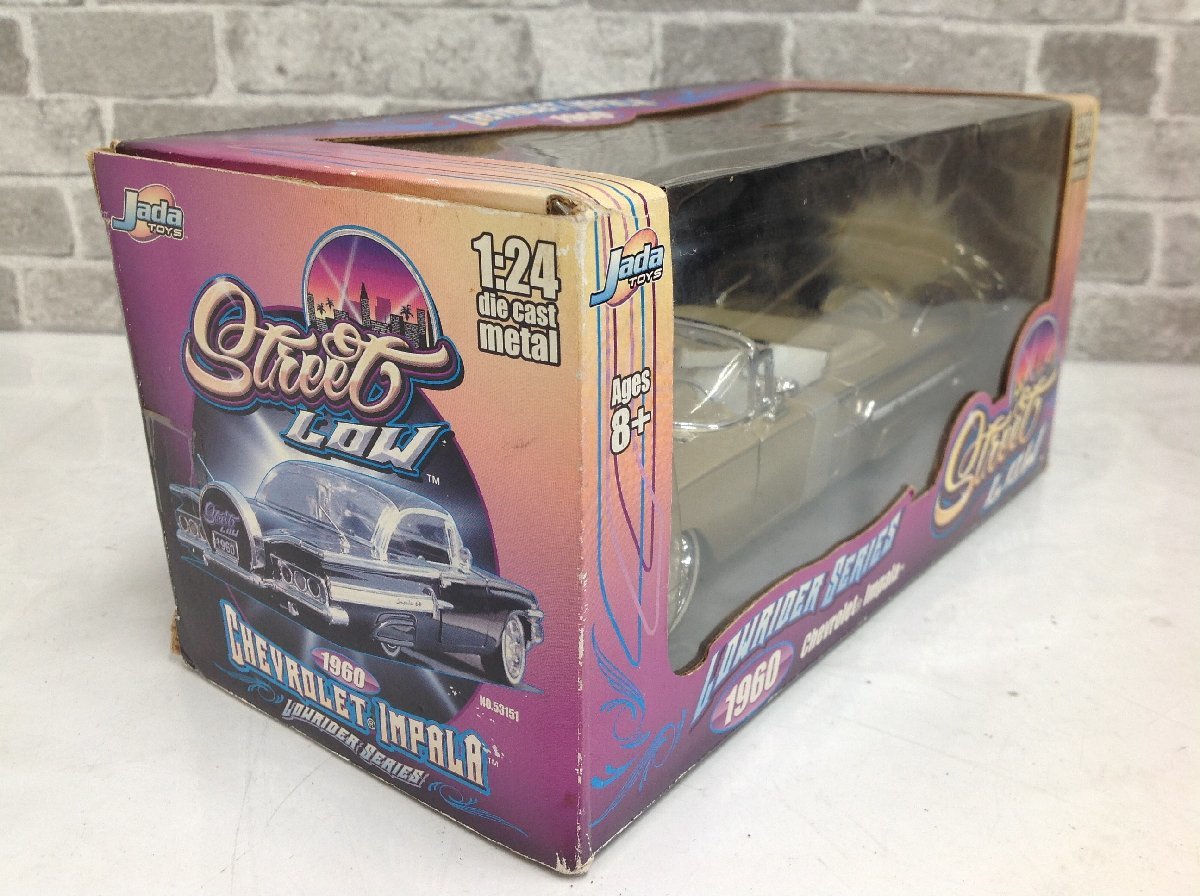 Jada toys◇1960 Chevy Impala 1:24 未開封 Street Low Lowrider