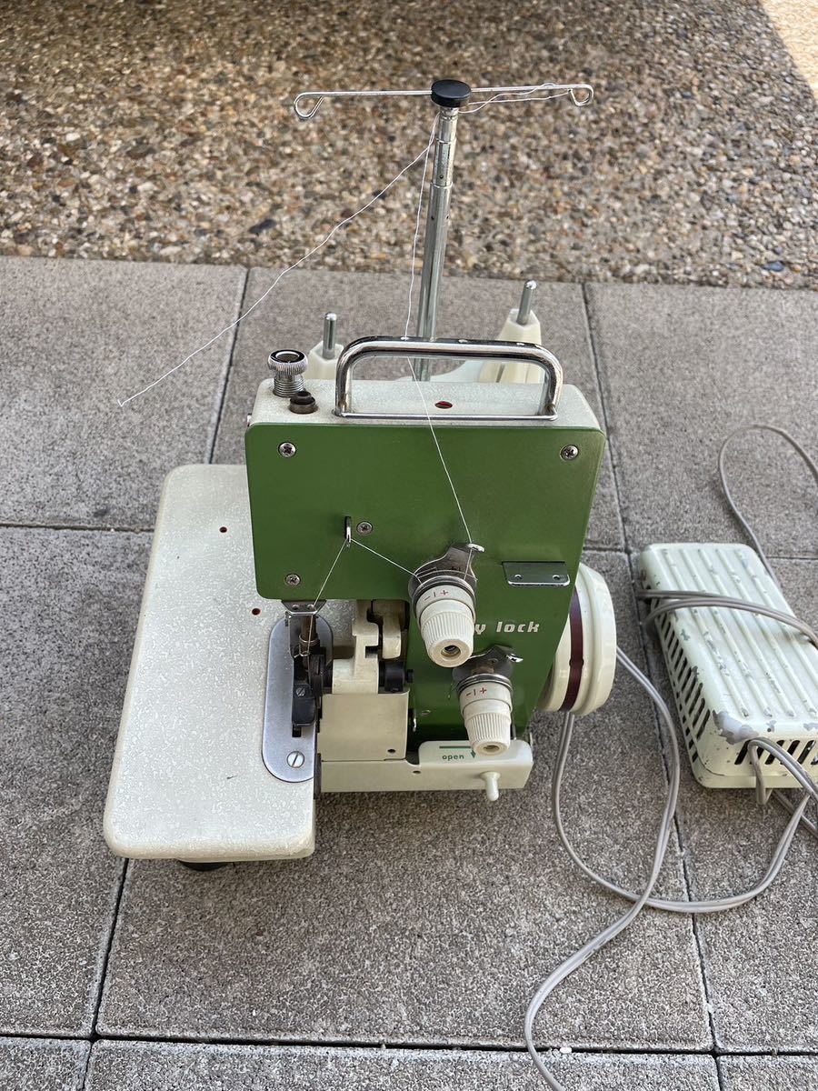 JUKI baby lock EF-205 ロックミシン 通電確認済み ジューキ ベビーロックミシン 